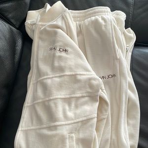 Old school Sean John velour track suit